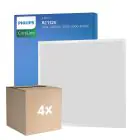 Multipack 4x Philips Pannello A LED CoreLine RC132V 22/31W 2900-4300lm - 830-835-840 CCT | 60x60cm - UGR 