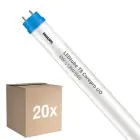 Multipack 20x Philips Tubo LED T8 CorePro (EM/Mains) High Output 8W 900lm - 840 Bianco Freddo | 60cm - Sostitutiva 18W
