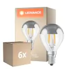 Multipack 6x Osram Classic LED E14 Sferica Filamento Chiara 4W 350lm - 827 Bianco Molto Caldo | Sostitutiva 31W