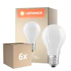 Multipack 6x Osram Classic LED E27 Pera Filamento Ghiaccio 11W 1521lm - 840 Bianco Freddo | Dimmerabile - Sostitutiva 100W