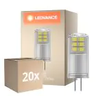Multipack 20x Ledvance Performance LED Capsule Chiara G4 2W 200lm - 827 Bianco Molto Caldo | Dimmerabile - Sostitutiva 20W