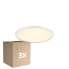 Multipack 3x Nordlux LED Luce da soffitto Oja 24 Bianca 11W 1250lm - 827 Bianco Molto Caldo