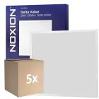 Multipack 5x Noxion Pannello A LED Delta Value V5 Backlit 28W 3920lm - 830-840 CCT | 60x60cm - UGR 