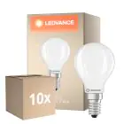 Multipack 10x Ledvance Classic LED E14 Sferica Filamento 5.9W 806lm - 827 Bianco Molto Caldo | Dimmerabile - Sostitutiva 60W
