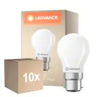 Multipack 10x Ledvance Classic LED B22 Pera Ghiaccio 3.4W 470lm - 827 Bianco Molto Caldo | Dimmerabile - Sostitutiva 40W