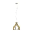 Eglo Luce Pendente Tindori Acciaio Nichel Satinato | IP20 - Adatto per 1x E27 