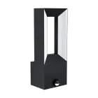 Eglo Luce Da Parete Riforano Aluminium Nero 5W 550lm - 830 Luce Calda -  | IP44 - Sensore Di Movimento